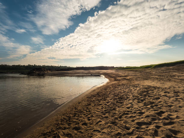 Sand beach at Ubonratchathani, Thailand Grand Canyon stock photo