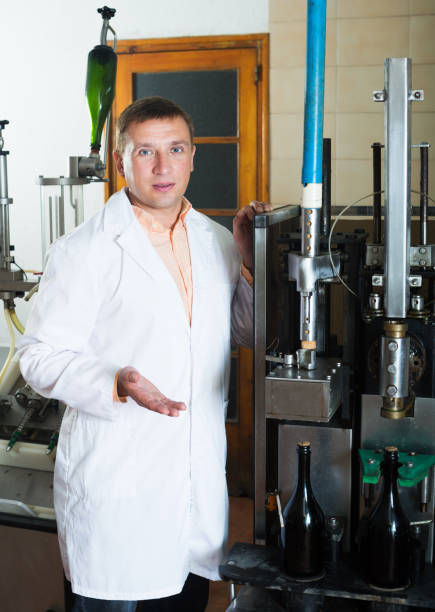 istock Technician of factory line posing 1055040012