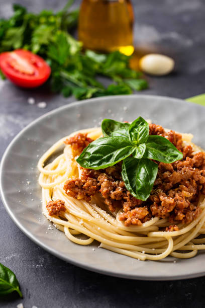 istock Pasta Bolognese. Spaghetti with meat sauce 1055040722