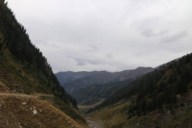 istock tracks in the mountain in kashmir 1055040728