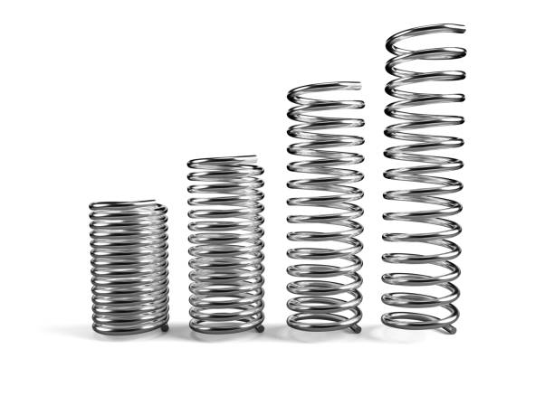 Metal Springs stock photo