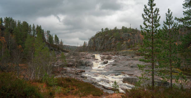istock Nessefossen. A waterfall in Sirdal, Norway. 1055048500
