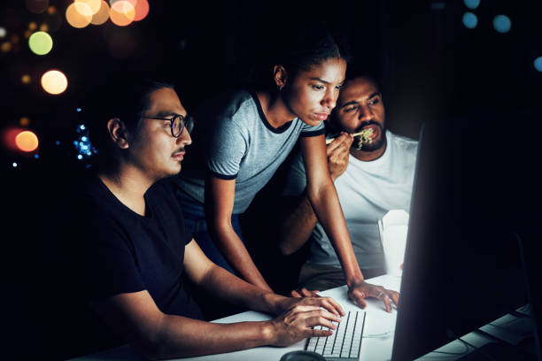 istock Setting aside some extra hours to get the job done 1055056328