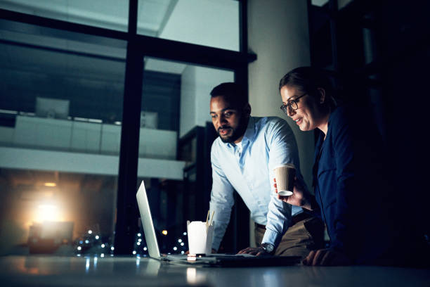 istock Browsing through all they need to get the deadline done 1055057034