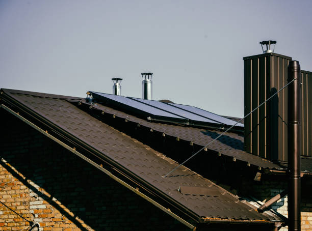 istock Heat Panels on the roof 1055059066