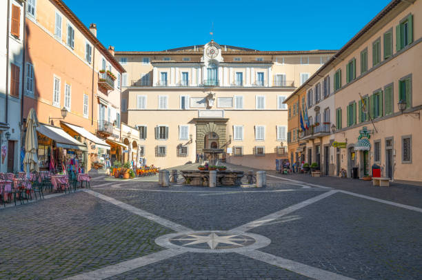 Art and Architectures of the Lazio Region stock photo