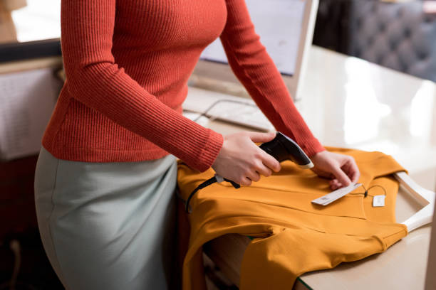 istock Young woman at the counter 1055068412