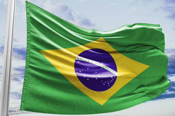 istock Brazil National Flag 1055070742