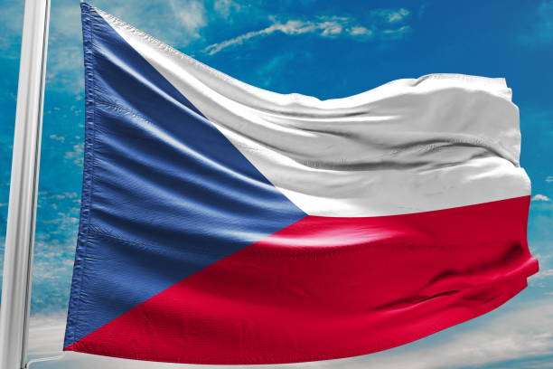 istock Czech Republic National Flag 1055070824