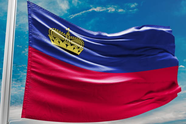 istock Liechtenstein National Flag 1055071194