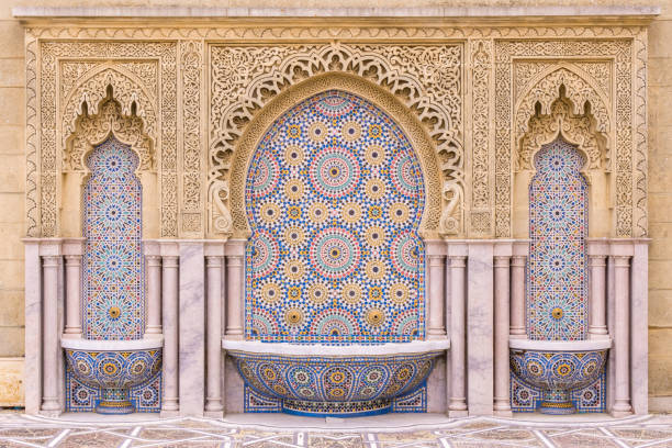 istock Moroccan mosaic fountain 1055071434