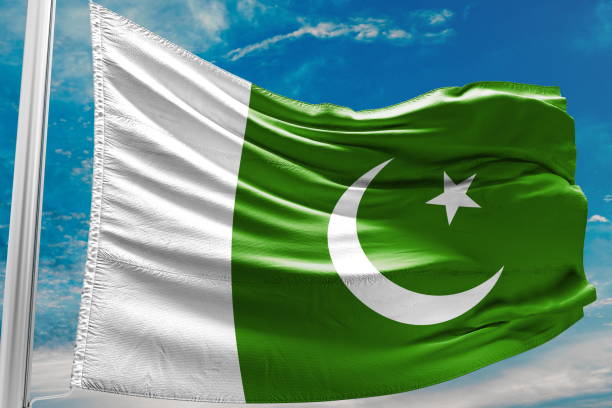 istock Pakistan National Flag 1055071466