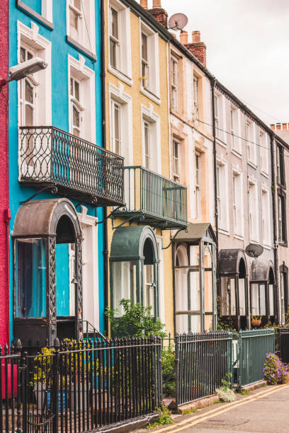 istock Colourful Street in Wales 1055071664