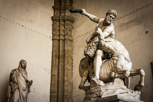 Hércules y el centauro Nessus, Loggia dei lanzi, Florencia photo