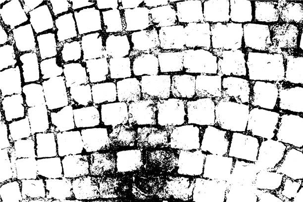 ilustrações, clipart, desenhos animados e ícones de vector tijolos e pedras textura, abstrato. - cobblestone