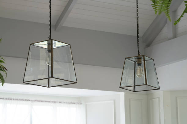 istock Chandelier, Modern style lamp 1055084854
