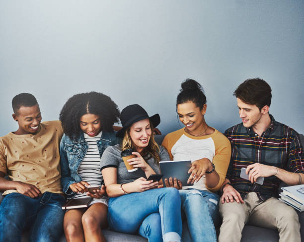 istock The connected culture of millennials 1055085698