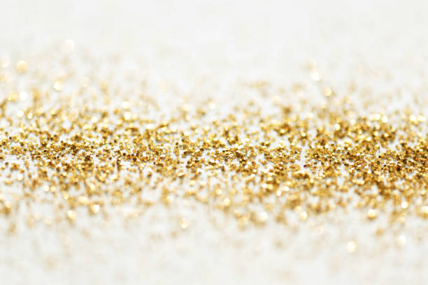 Gold Glitter Sprinkles Stock Photo - Download Image Now - Gold - Metal,  Gold Colored, Confetti - iStock