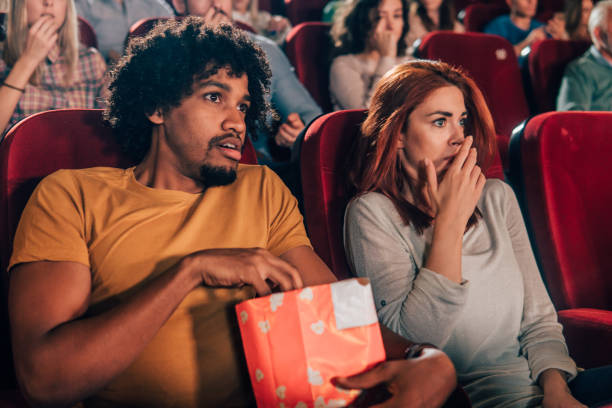 istock Serious couple at cinema 1055093790