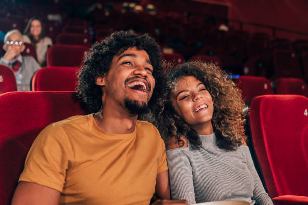istock Happy couple at cinema 1055093856
