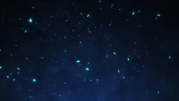 4k 藍冰 - 粒子 個照片及圖片檔
