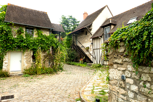 France, picturesque village of Giverny in Normandie It is best known as the location of Claude Monet's garden and home