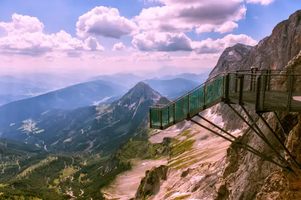 Stairway to Nothingness on Dachstein,Austria