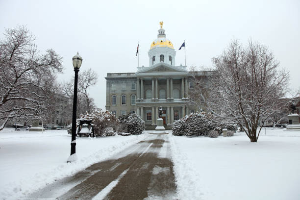 istock New Hampshire State House in Winter 1055107778
