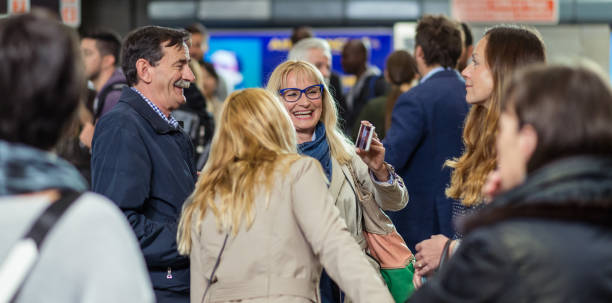 istock Airline Passengers Waiting In Line 1055108388
