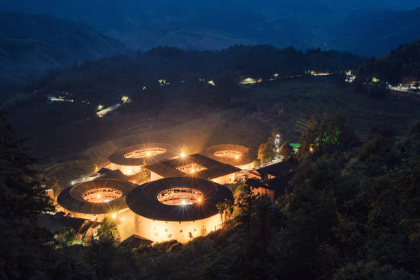 istock earth buildings of Hakka 1055110822