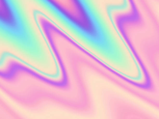 istock Pastel Colorful Background Holographic Foil Rainbow gradient Blurred hipster pattern 1055113182