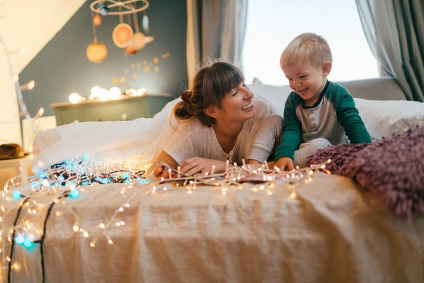 istock Mom is reading bedtime stories 1055113466
