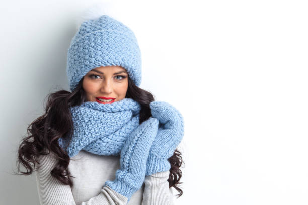 istock Woman in warm clothing 1055113830