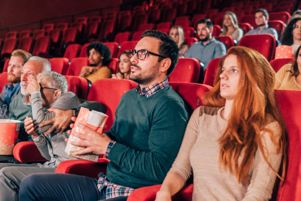 istock Serious couple at cinema 1055116348