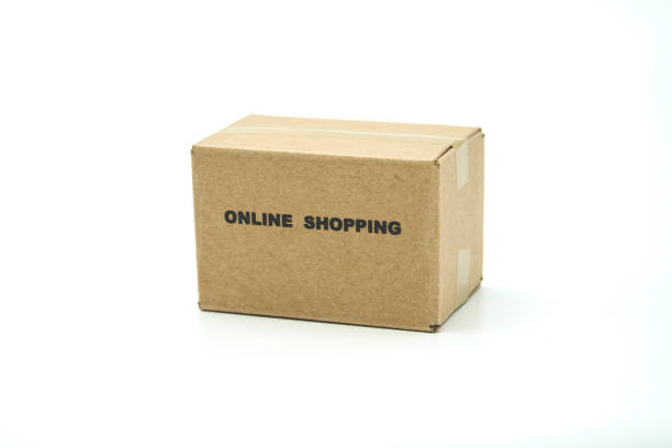 istock Product Box Online shopping delivery service using as background shopping concept and delivery service concept with copy space  for your text or  design. 1055117622