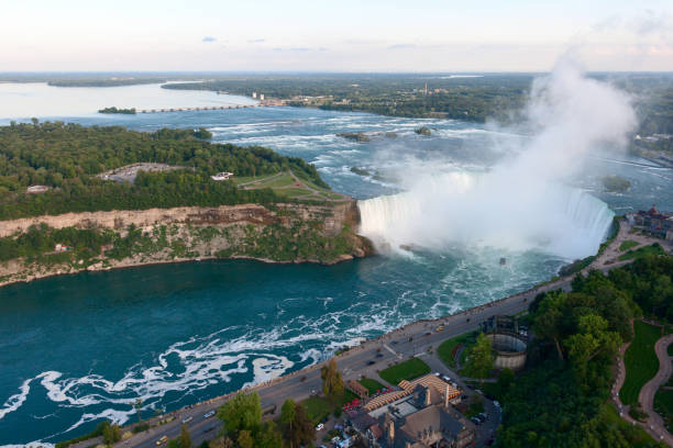 istock Aerial View of Niagara Falls Horseshoe 1055126882
