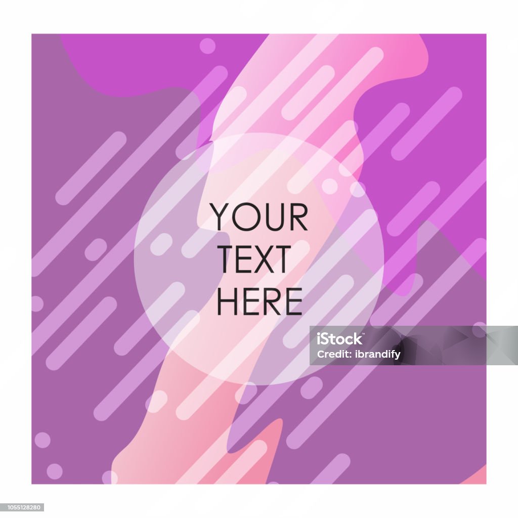 Colorful Background With Typography Vector Stock Illustration ...