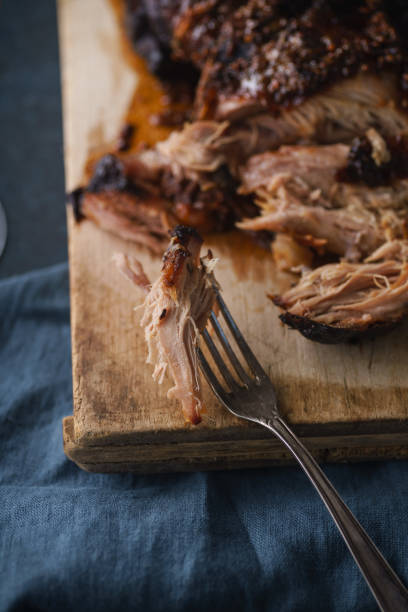 istock Slow-cooked pork with sugar glazing 1055130424
