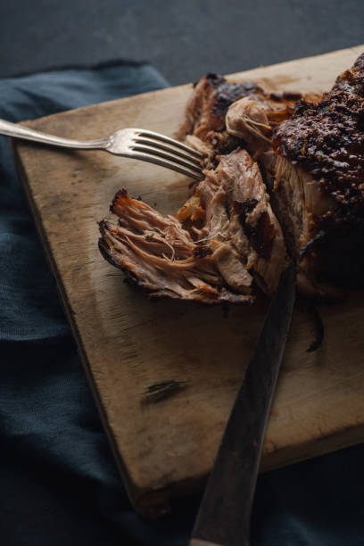 istock Slow-cooked pork with sugar glazing 1055130434