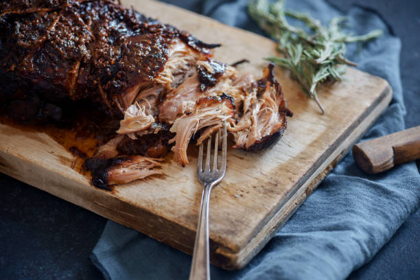 istock Slow-cooked pork with sugar glazing 1055130524