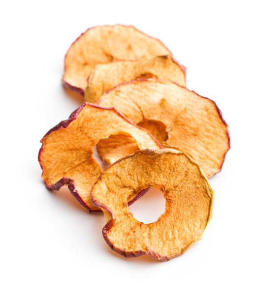 Tasty dried apple slices