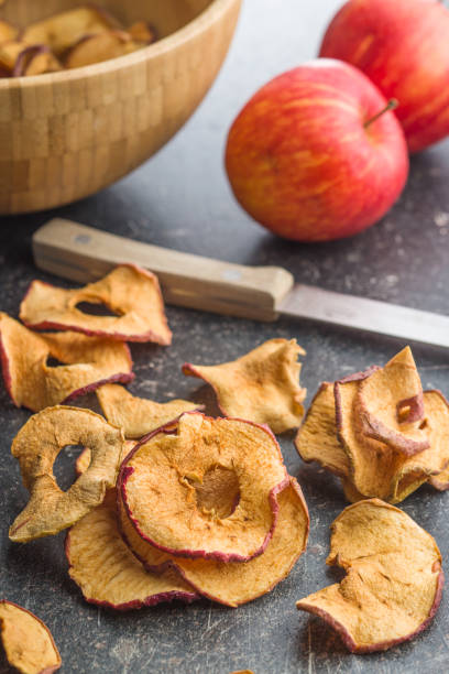 istock Tasty dried apple slices 1055142670