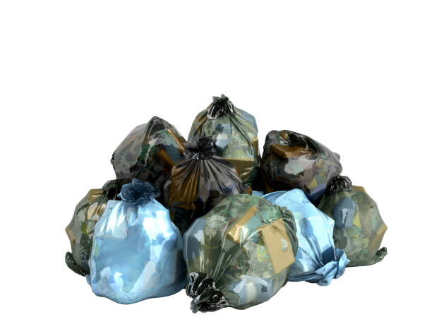 istock close up of a garbage bags stack 3d render on white background no shadow 1055145896