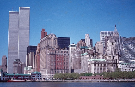 New York City, NY, USA, 1977. Manhattan South Peak.
