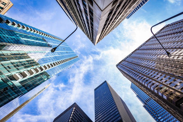 istock Chigaco buildings view in a sunny day. 1055150130