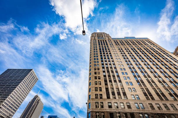 istock Chigaco buildings view in a sunny day. 1055150444