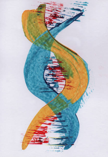 istock Artictic paint of DNA chain 1055153168