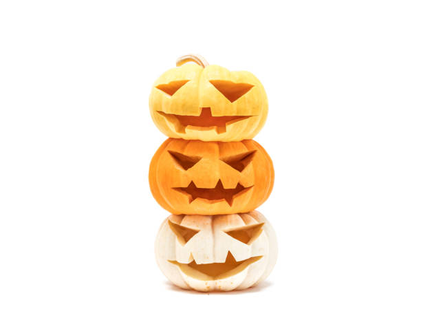 istock halloween pumpkin head isolated on white background 1055153852