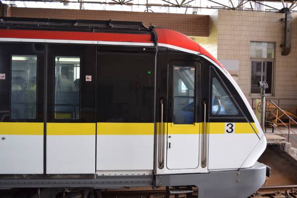 istock Train of Shanghai Metro Line 3 1055157078