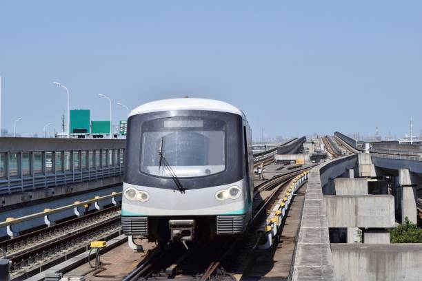 istock Train of Shanghai Metro Line 16 1055157114